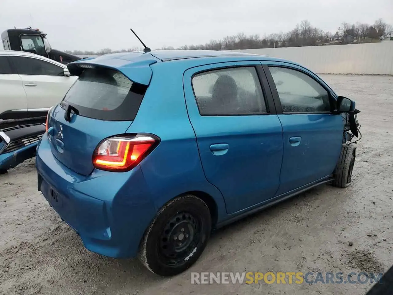 3 Photograph of a damaged car ML32AUHJ0MH004747 MITSUBISHI MIRAGE 2021