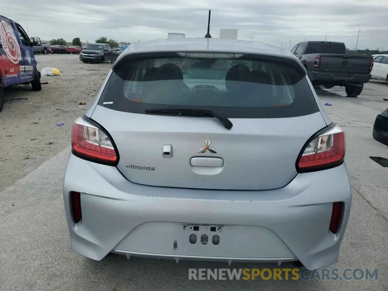 6 Photograph of a damaged car ML32AUHJ0MH005073 MITSUBISHI MIRAGE 2021