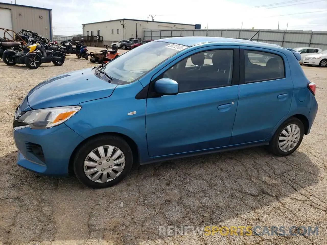 1 Photograph of a damaged car ML32AUHJ0MH011312 MITSUBISHI MIRAGE 2021