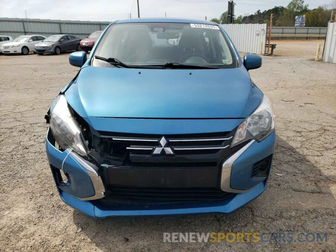 5 Photograph of a damaged car ML32AUHJ0MH011312 MITSUBISHI MIRAGE 2021