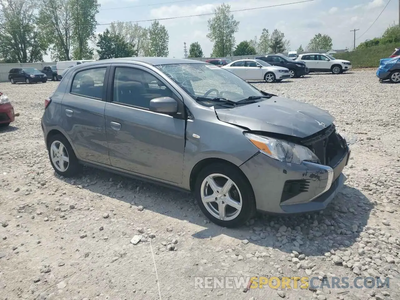 4 Photograph of a damaged car ML32AUHJ0MH011598 MITSUBISHI MIRAGE 2021
