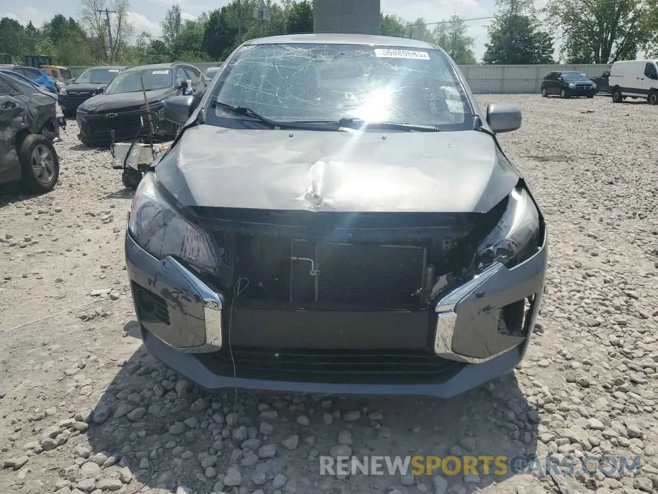 5 Photograph of a damaged car ML32AUHJ0MH011598 MITSUBISHI MIRAGE 2021