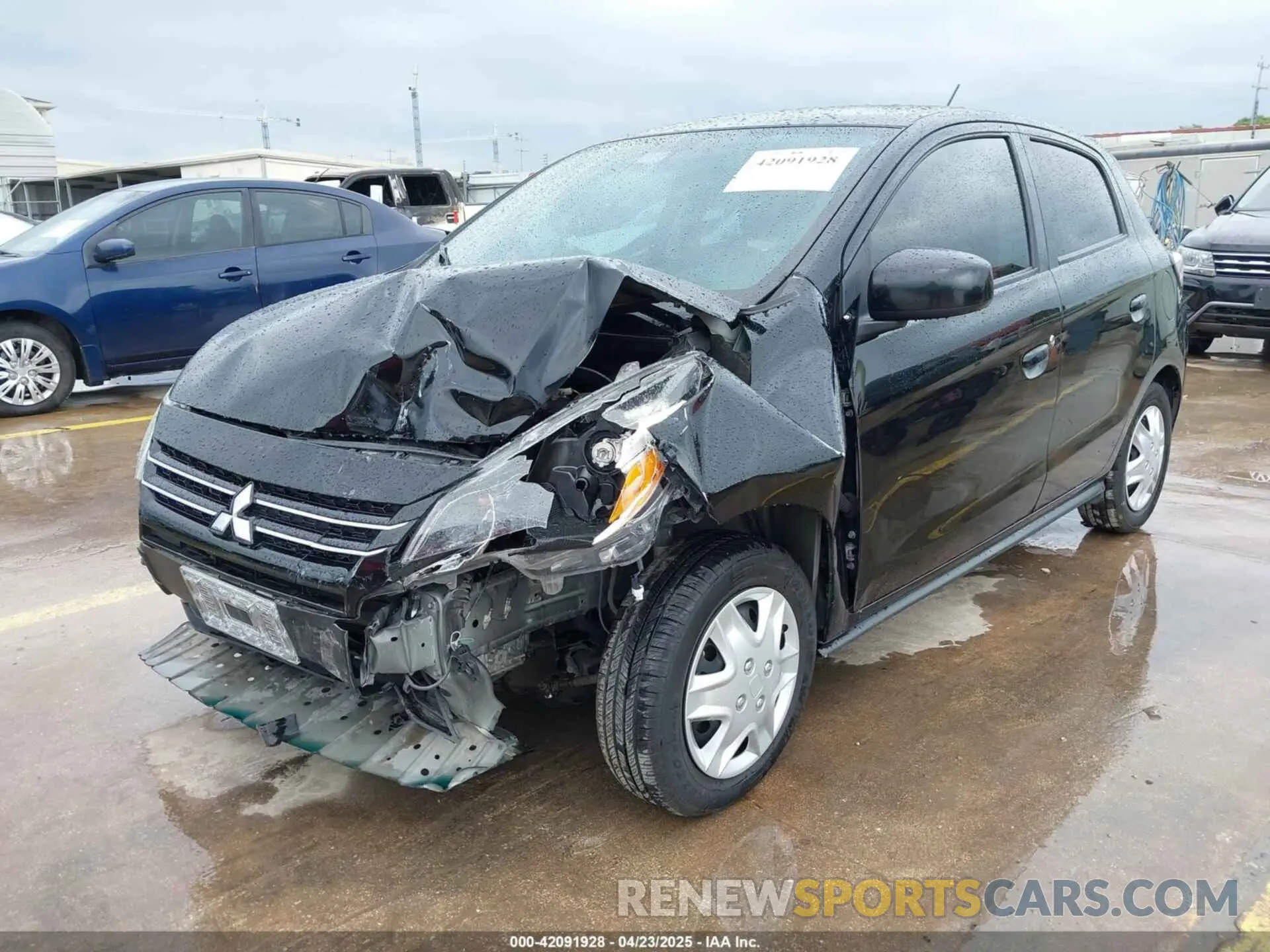 2 Photograph of a damaged car ML32AUHJ0MH012783 MITSUBISHI MIRAGE 2021