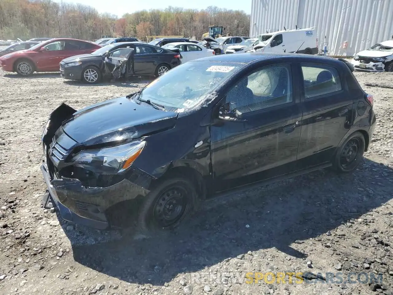 1 Photograph of a damaged car ML32AUHJ1MH002506 MITSUBISHI MIRAGE 2021