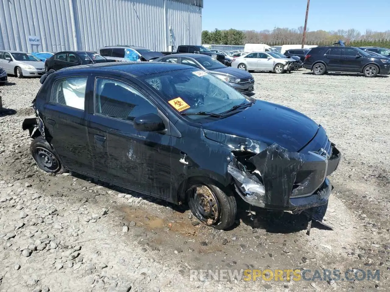 4 Photograph of a damaged car ML32AUHJ1MH002506 MITSUBISHI MIRAGE 2021