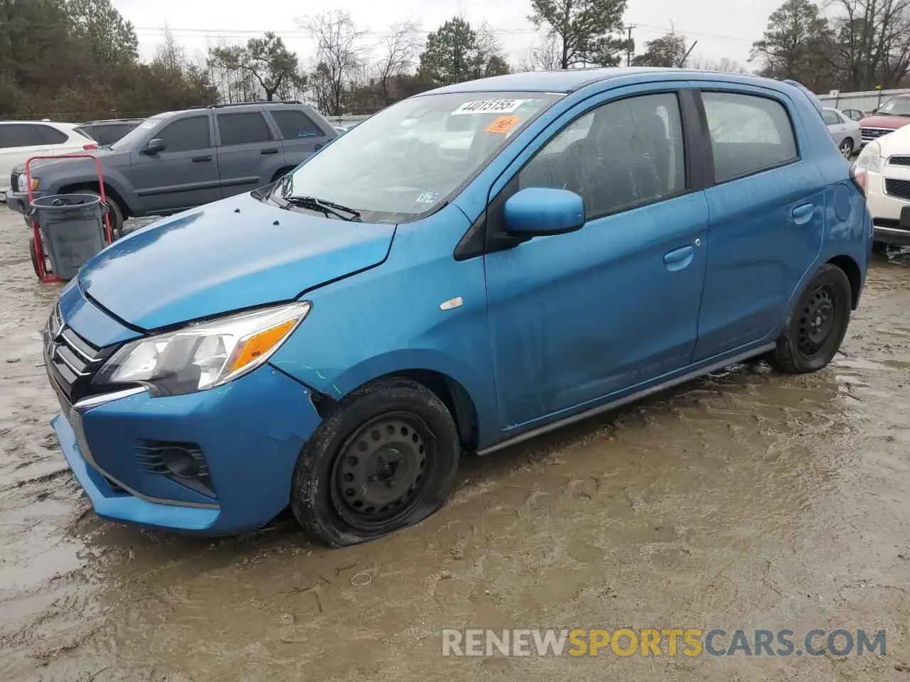 1 Photograph of a damaged car ML32AUHJ1MH002537 MITSUBISHI MIRAGE 2021