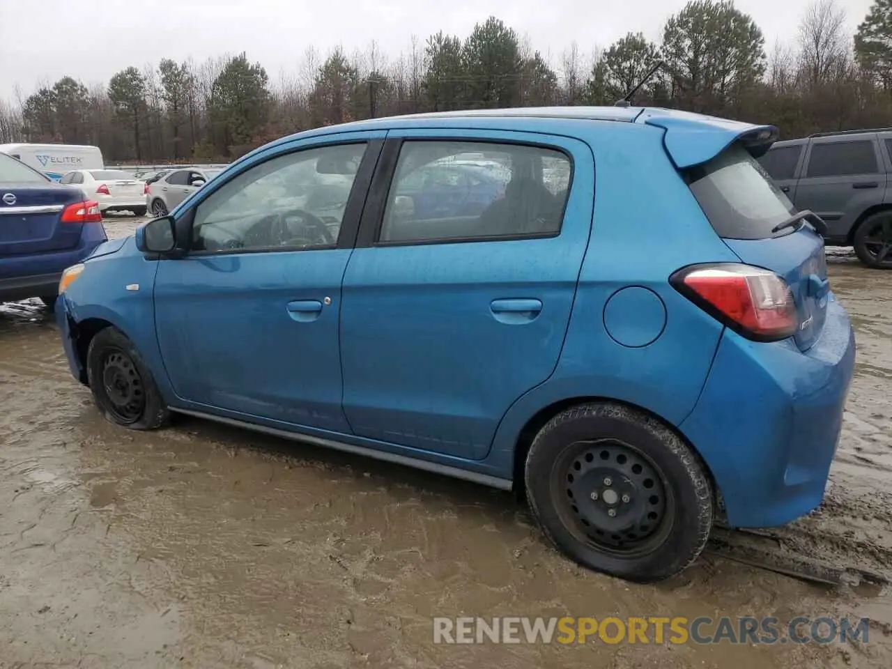 2 Photograph of a damaged car ML32AUHJ1MH002537 MITSUBISHI MIRAGE 2021