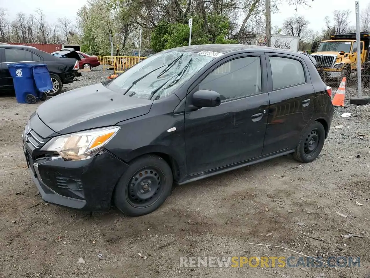 1 Photograph of a damaged car ML32AUHJ1MH002635 MITSUBISHI MIRAGE 2021