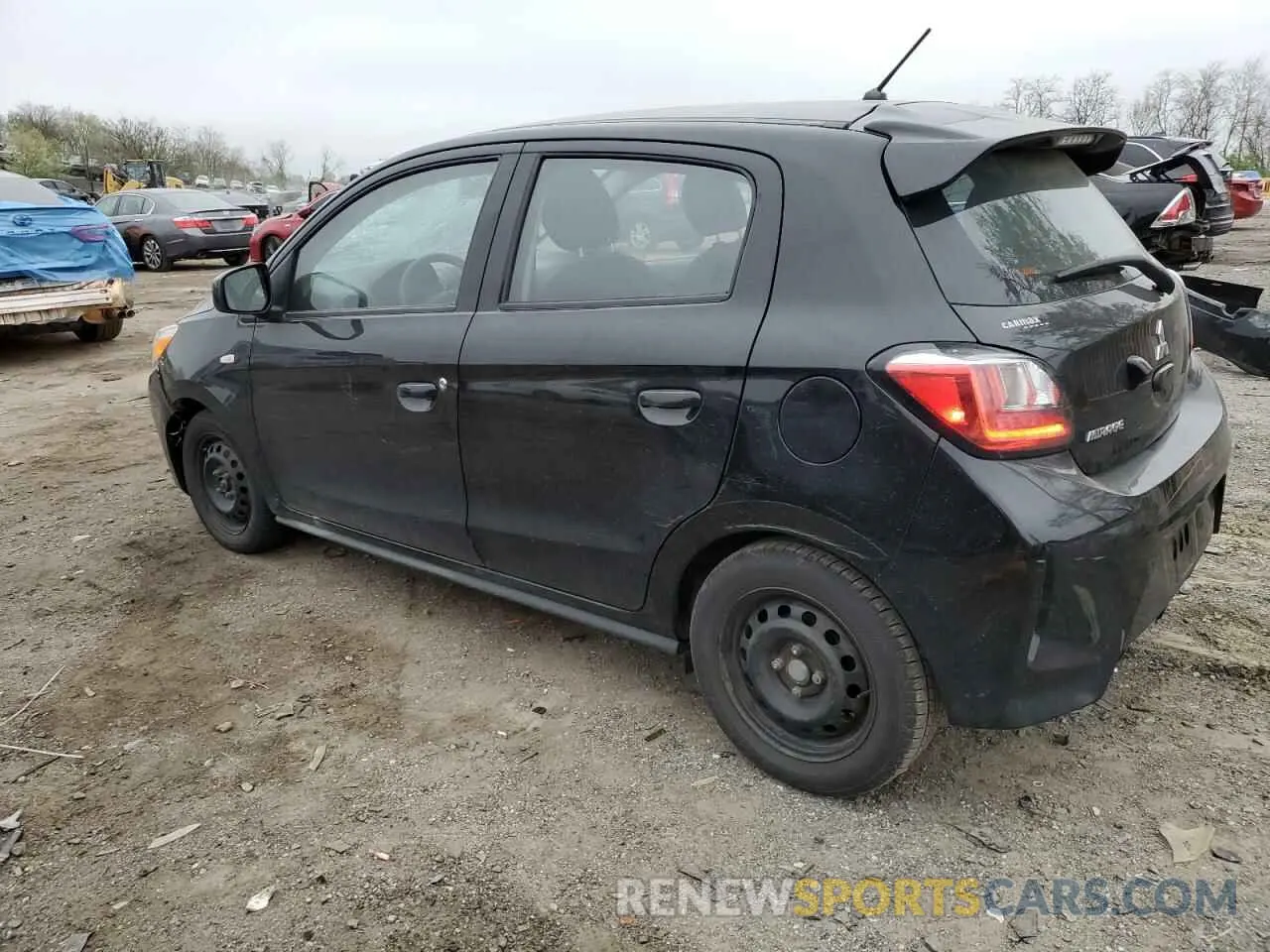 2 Photograph of a damaged car ML32AUHJ1MH002635 MITSUBISHI MIRAGE 2021