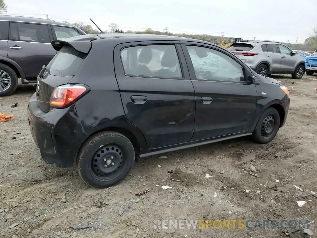 3 Photograph of a damaged car ML32AUHJ1MH002635 MITSUBISHI MIRAGE 2021