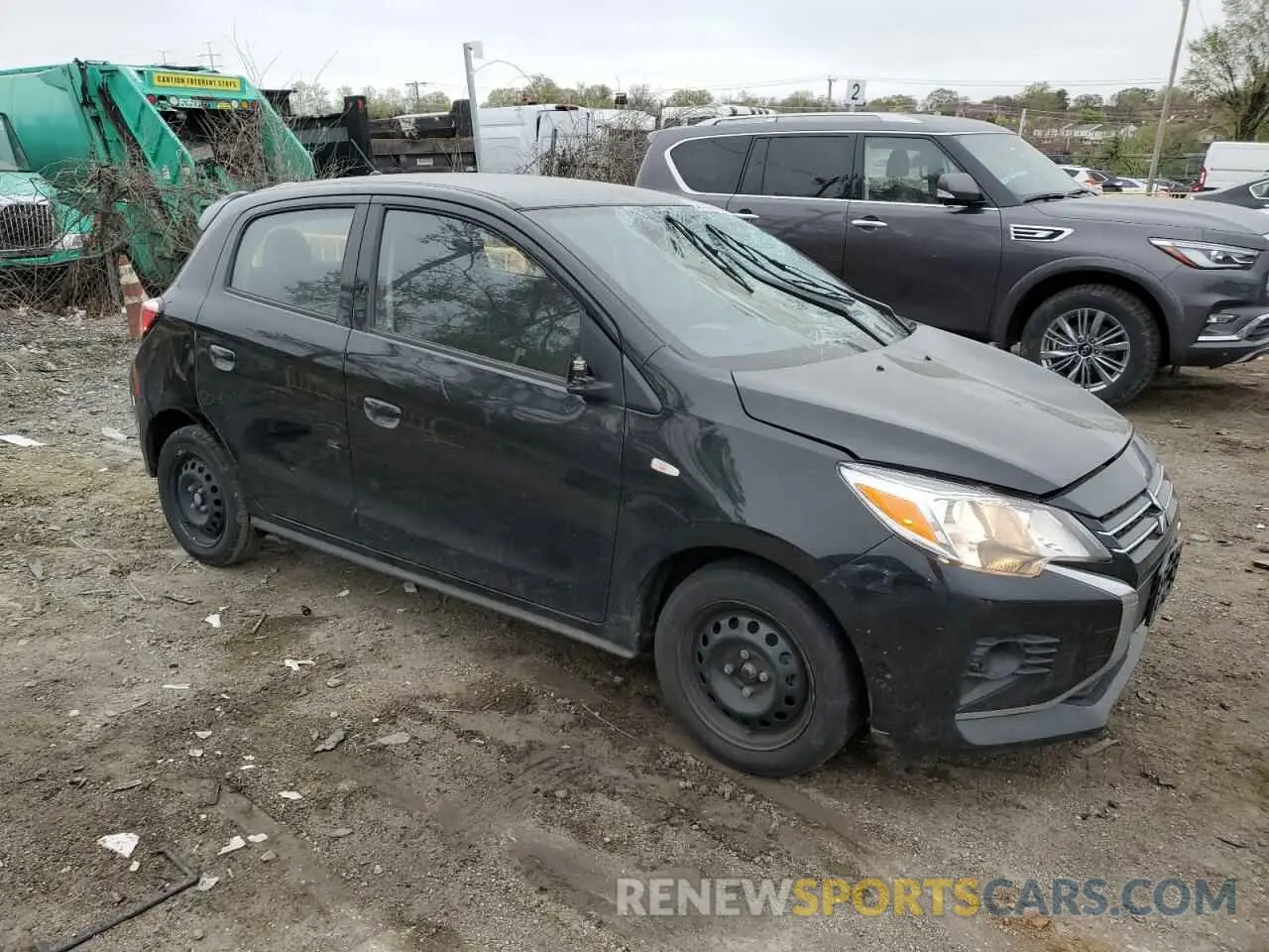 4 Photograph of a damaged car ML32AUHJ1MH002635 MITSUBISHI MIRAGE 2021