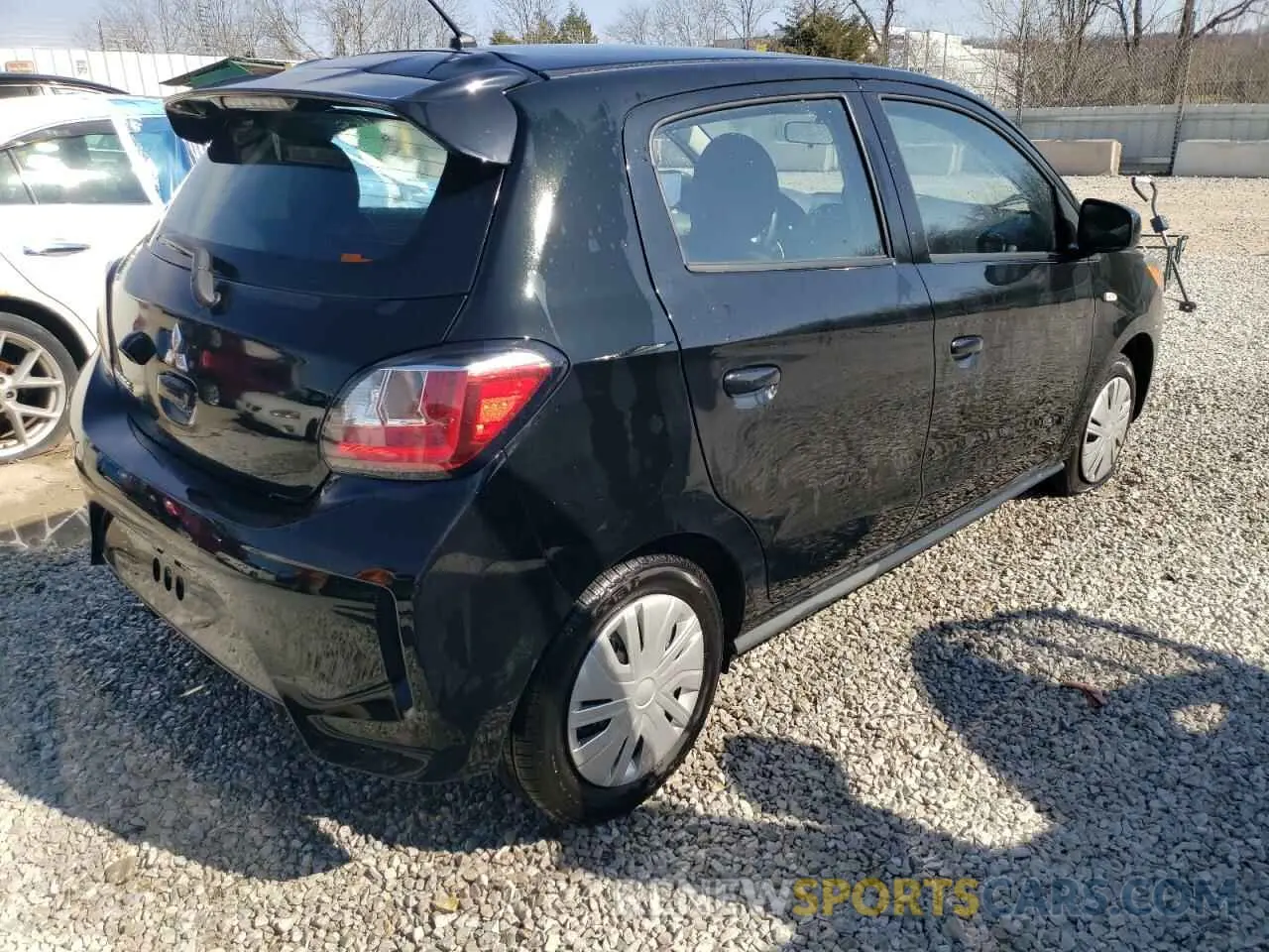 3 Photograph of a damaged car ML32AUHJ1MH007009 MITSUBISHI MIRAGE 2021
