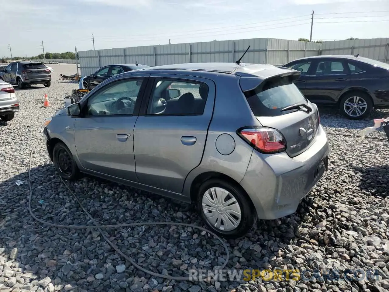 2 Photograph of a damaged car ML32AUHJ1MH008905 MITSUBISHI MIRAGE 2021