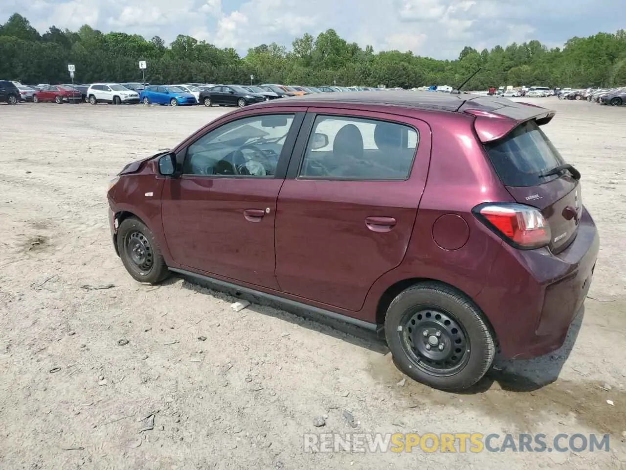 2 Photograph of a damaged car ML32AUHJ1MH009455 MITSUBISHI MIRAGE 2021