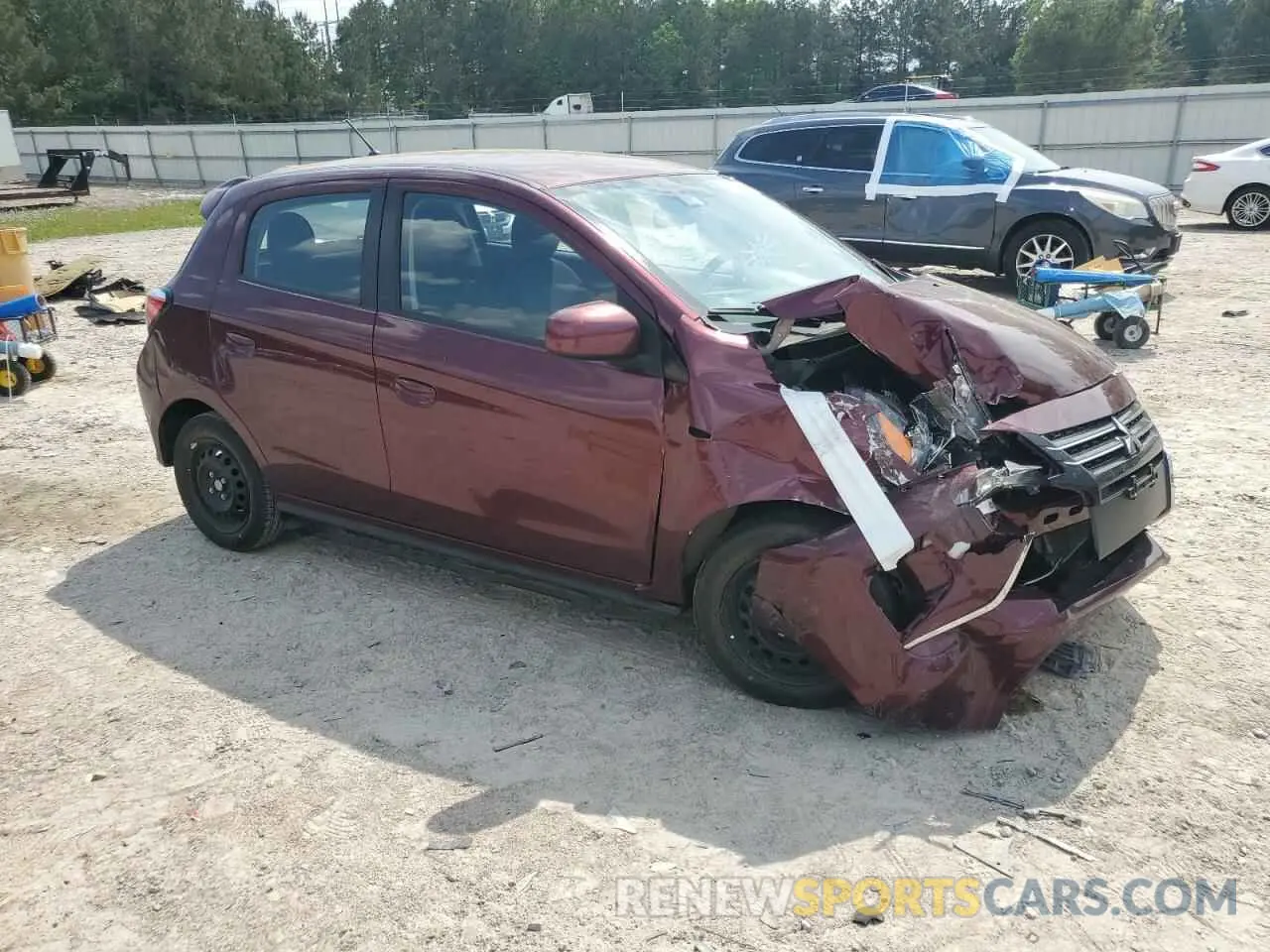 4 Photograph of a damaged car ML32AUHJ1MH009455 MITSUBISHI MIRAGE 2021