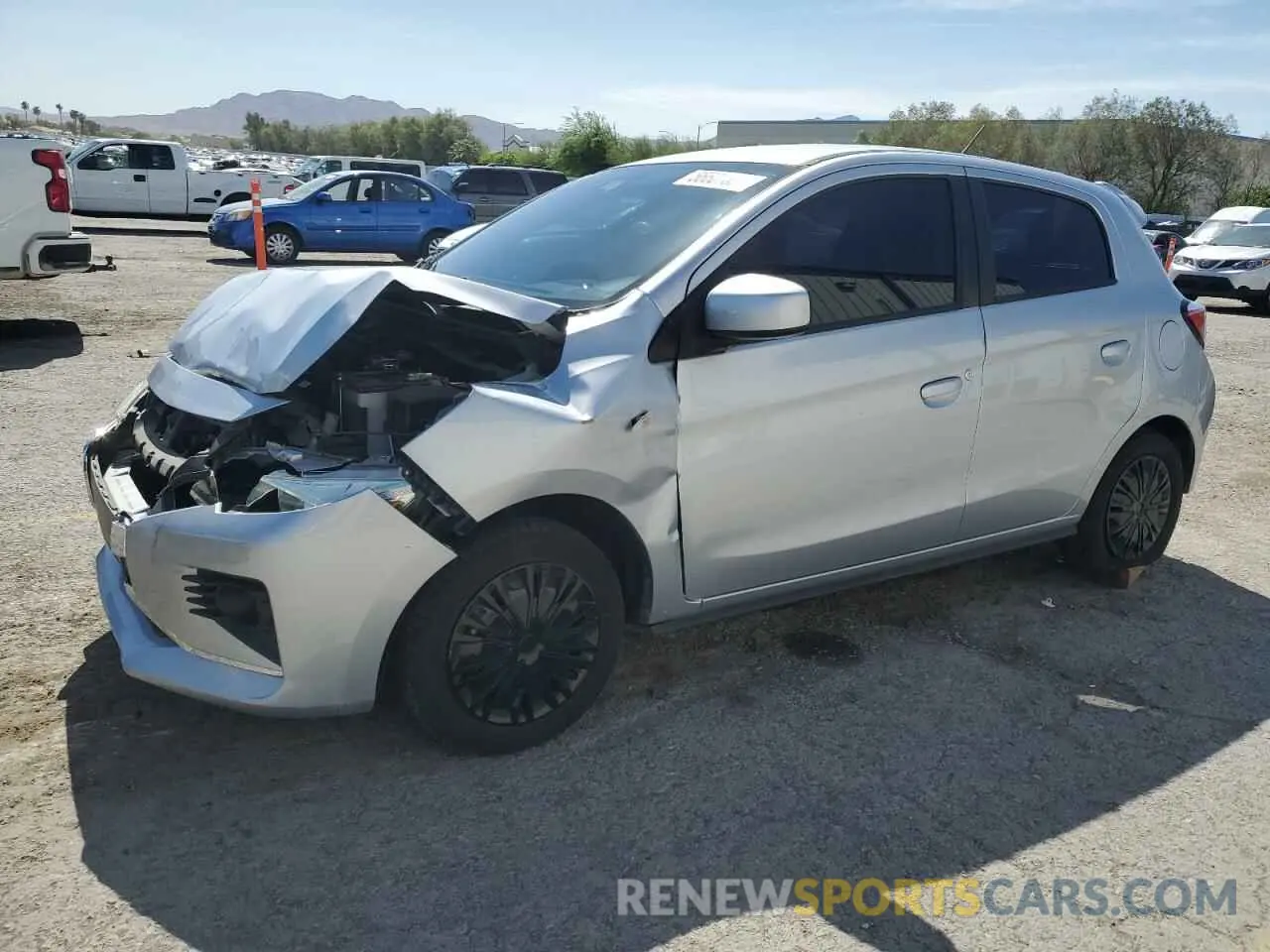1 Photograph of a damaged car ML32AUHJ1MH009732 MITSUBISHI MIRAGE 2021