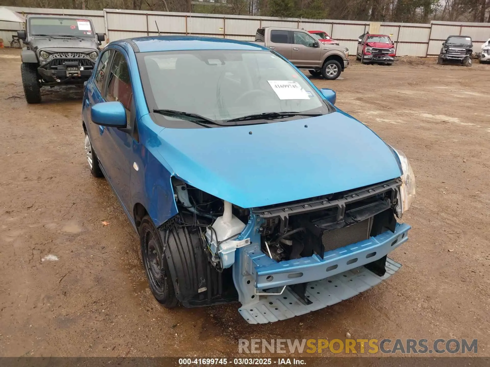6 Photograph of a damaged car ML32AUHJ1MH010878 MITSUBISHI MIRAGE 2021