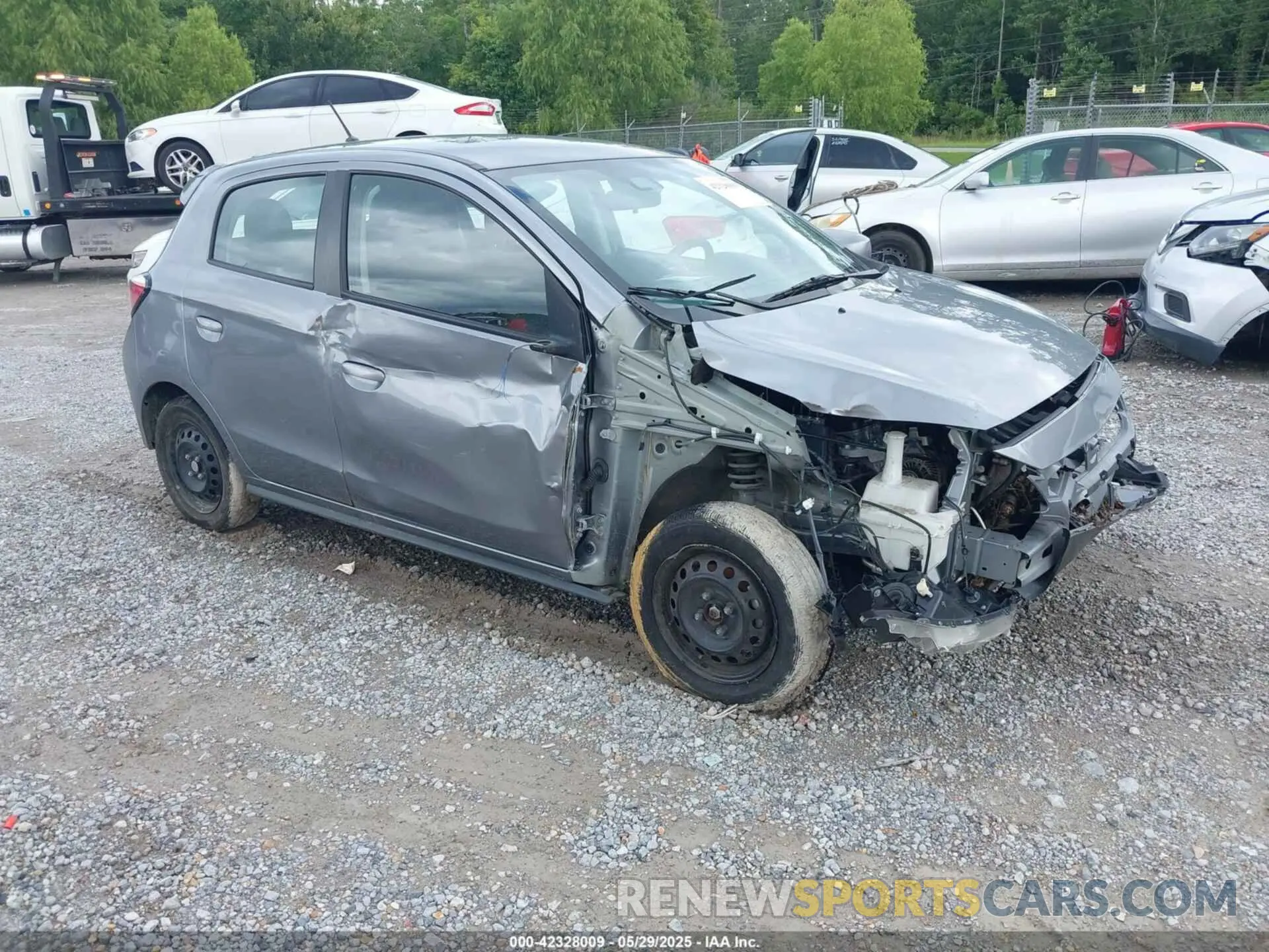 1 Photograph of a damaged car ML32AUHJ1MH011190 MITSUBISHI MIRAGE 2021