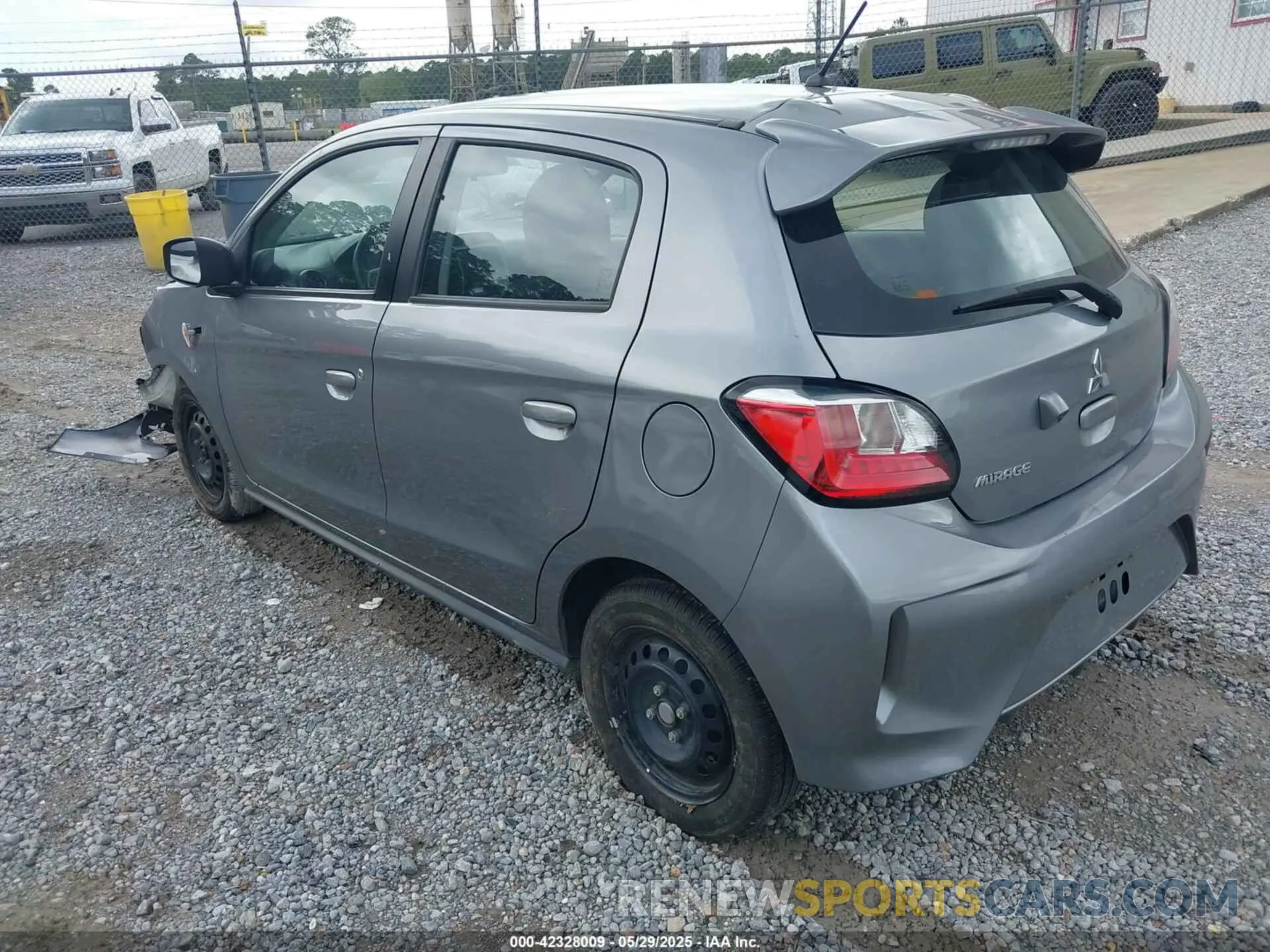 3 Photograph of a damaged car ML32AUHJ1MH011190 MITSUBISHI MIRAGE 2021