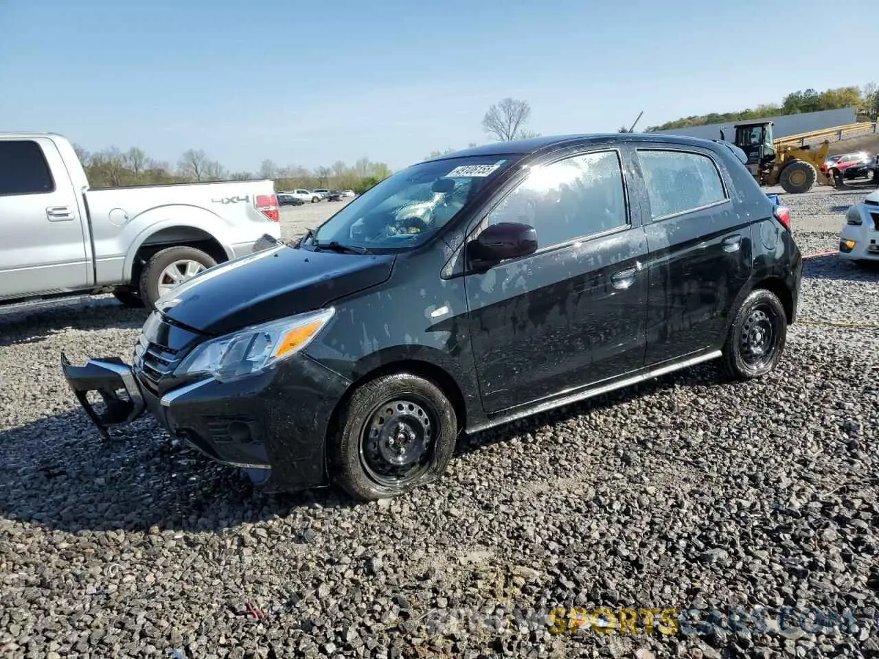 1 Photograph of a damaged car ML32AUHJ1MH011853 MITSUBISHI MIRAGE 2021