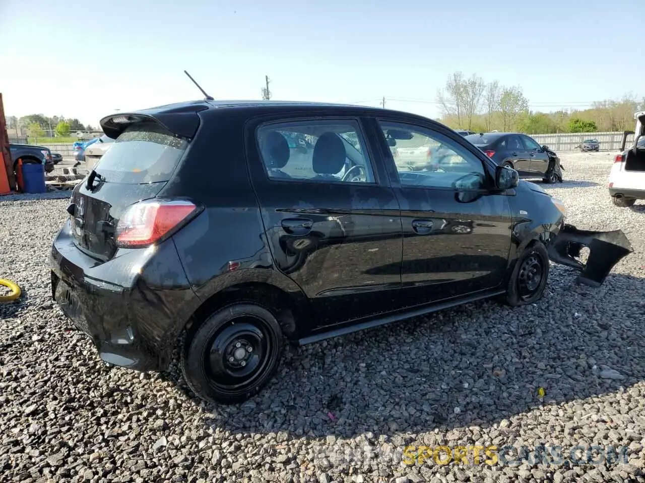 3 Photograph of a damaged car ML32AUHJ1MH011853 MITSUBISHI MIRAGE 2021