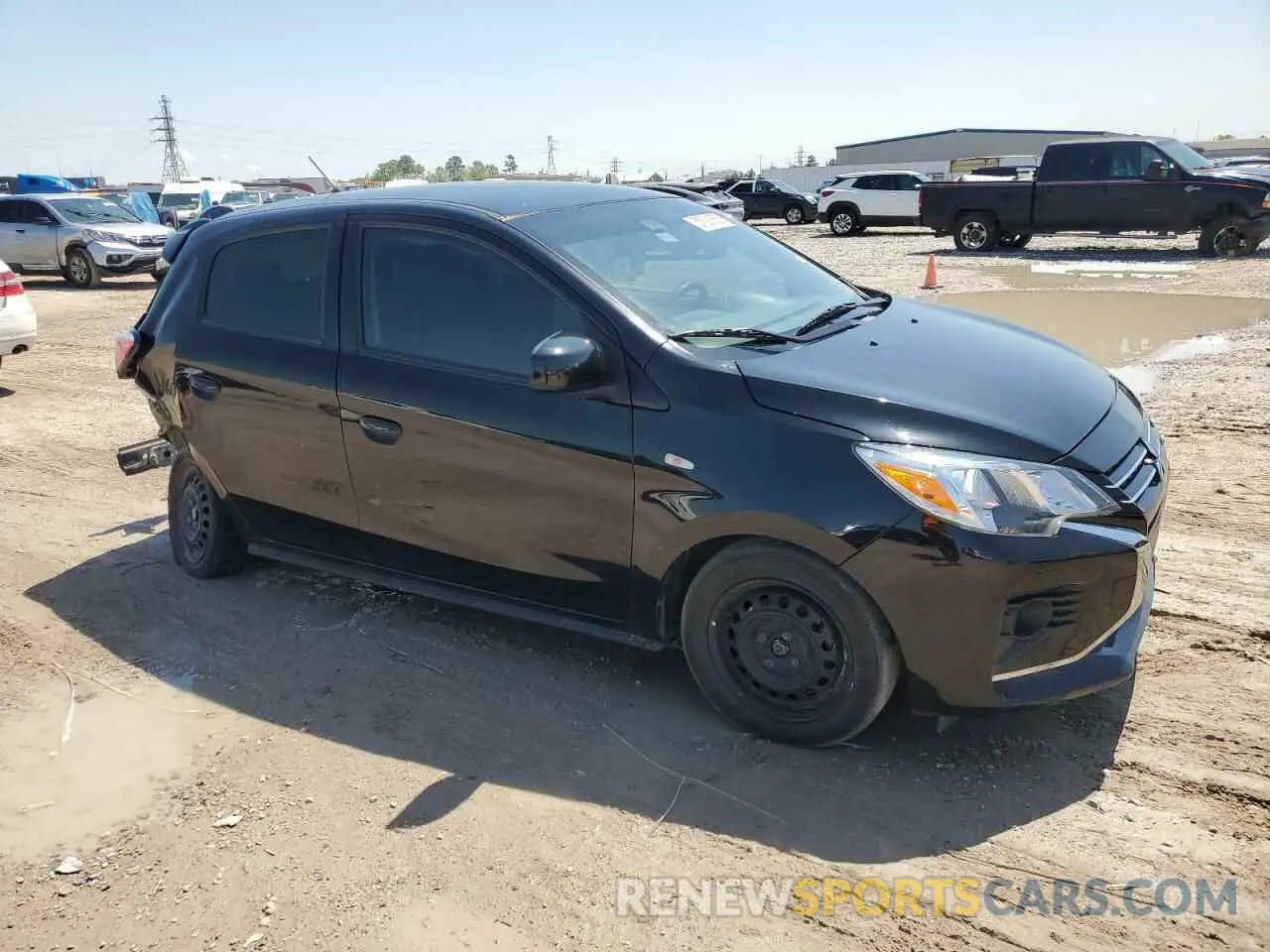 4 Photograph of a damaged car ML32AUHJ1MH013120 MITSUBISHI MIRAGE 2021