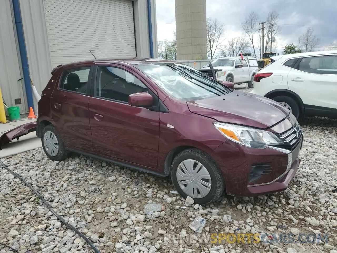 4 Photograph of a damaged car ML32AUHJ1MH014252 MITSUBISHI MIRAGE 2021