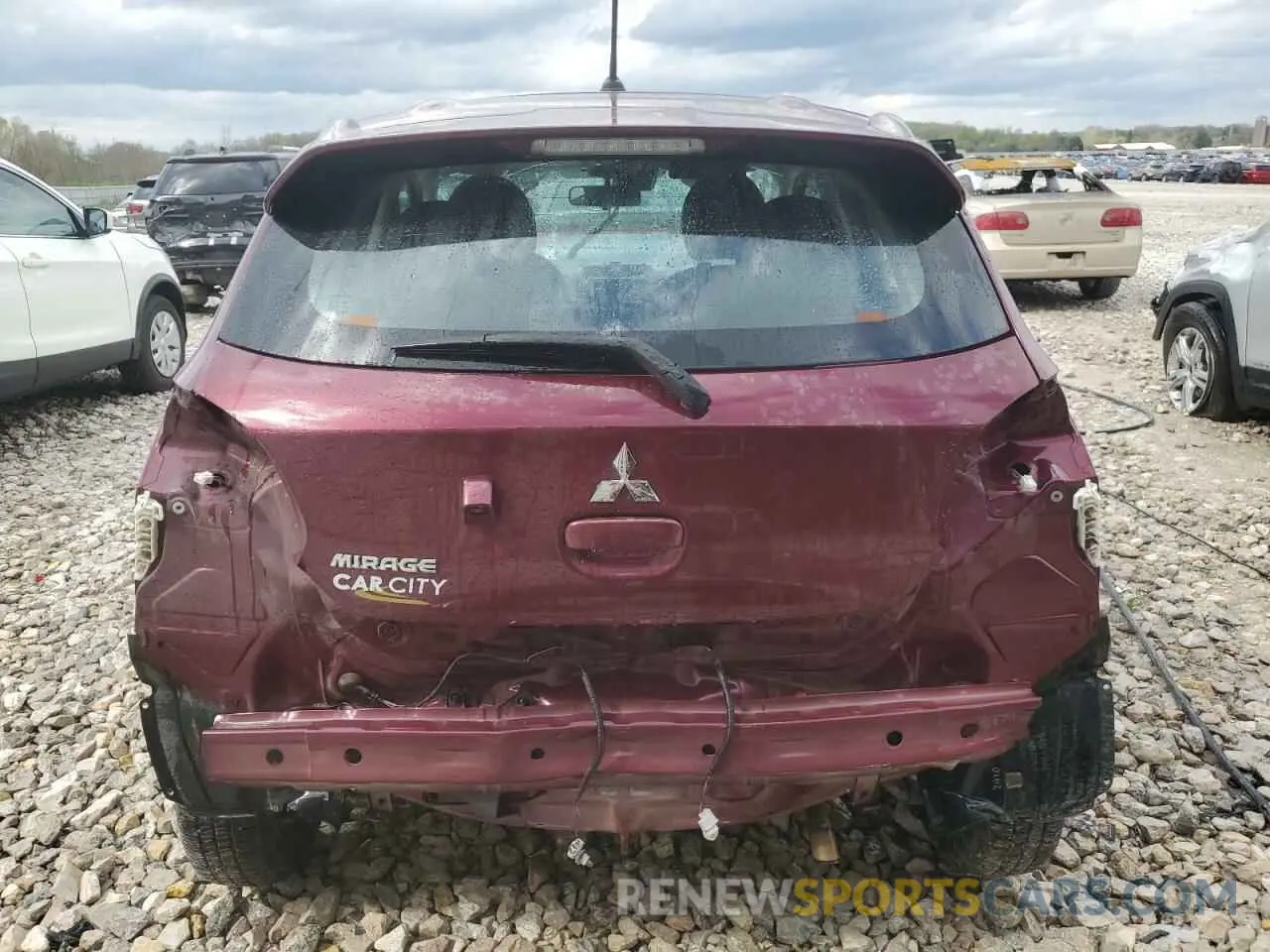 6 Photograph of a damaged car ML32AUHJ1MH014252 MITSUBISHI MIRAGE 2021