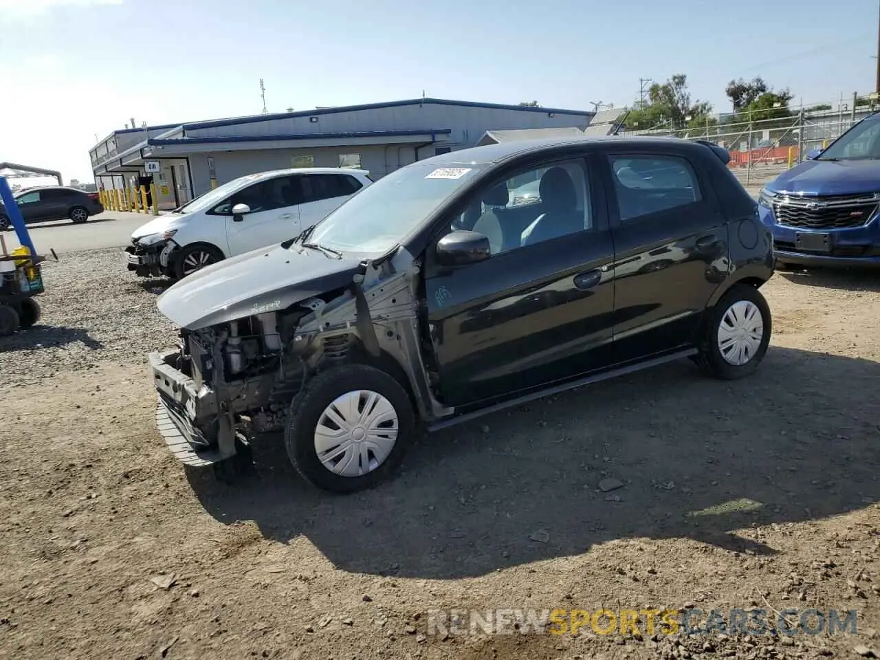 1 Photograph of a damaged car ML32AUHJ2MH007570 MITSUBISHI MIRAGE 2021