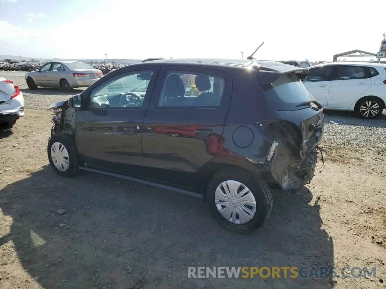 2 Photograph of a damaged car ML32AUHJ2MH007570 MITSUBISHI MIRAGE 2021