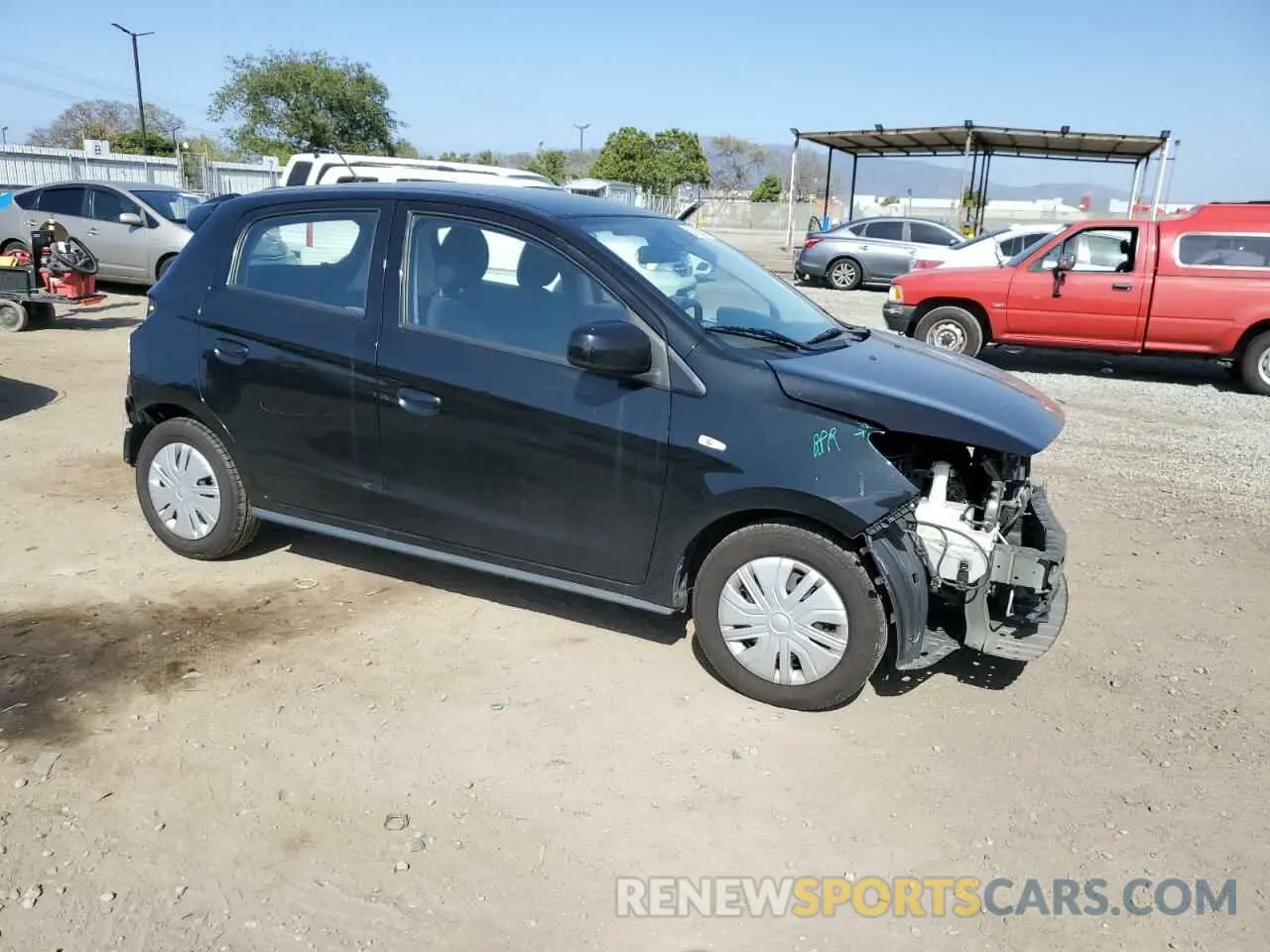 4 Photograph of a damaged car ML32AUHJ2MH007570 MITSUBISHI MIRAGE 2021