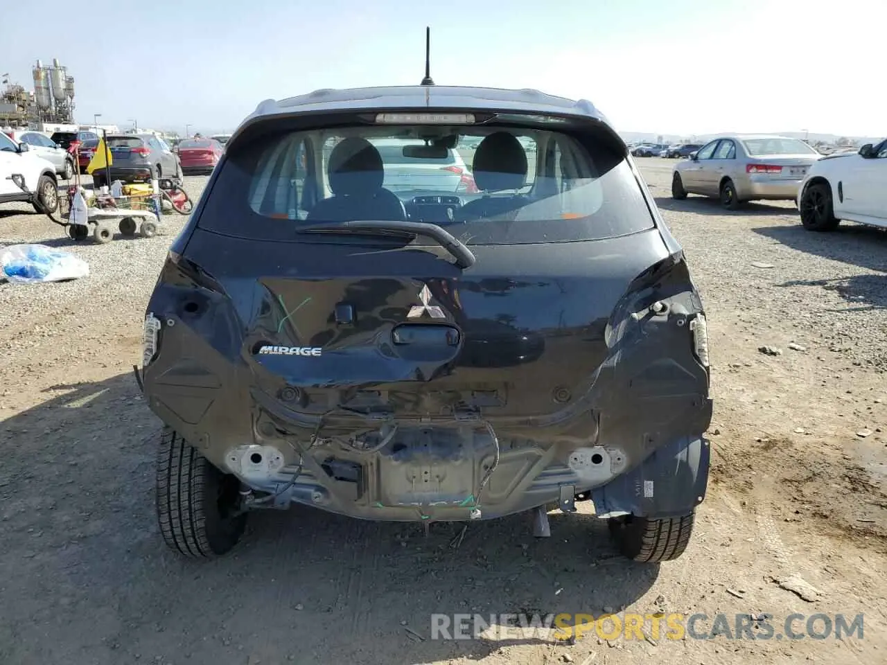 6 Photograph of a damaged car ML32AUHJ2MH007570 MITSUBISHI MIRAGE 2021