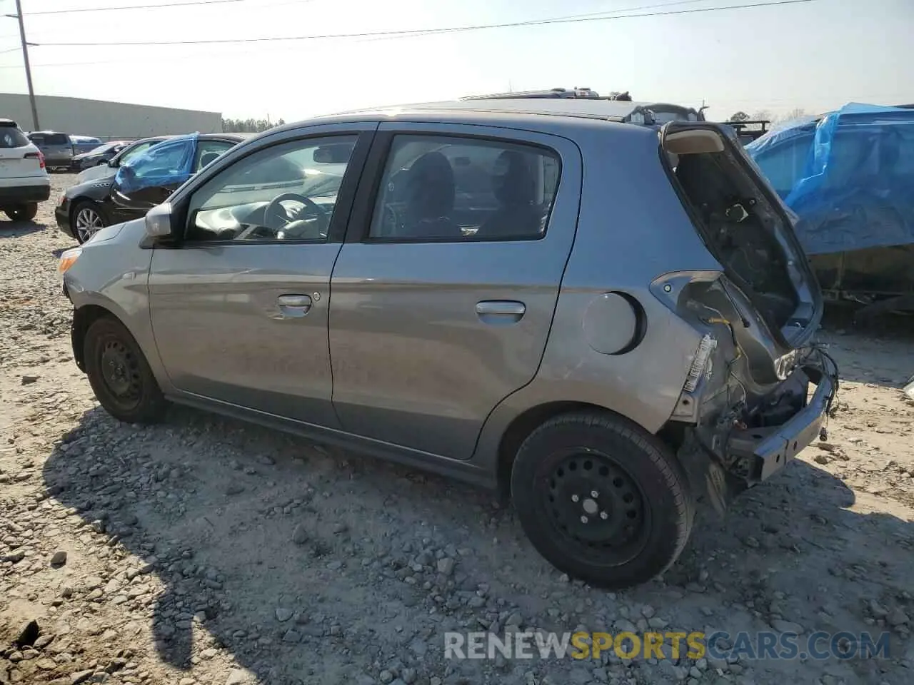 2 Photograph of a damaged car ML32AUHJ2MH008461 MITSUBISHI MIRAGE 2021