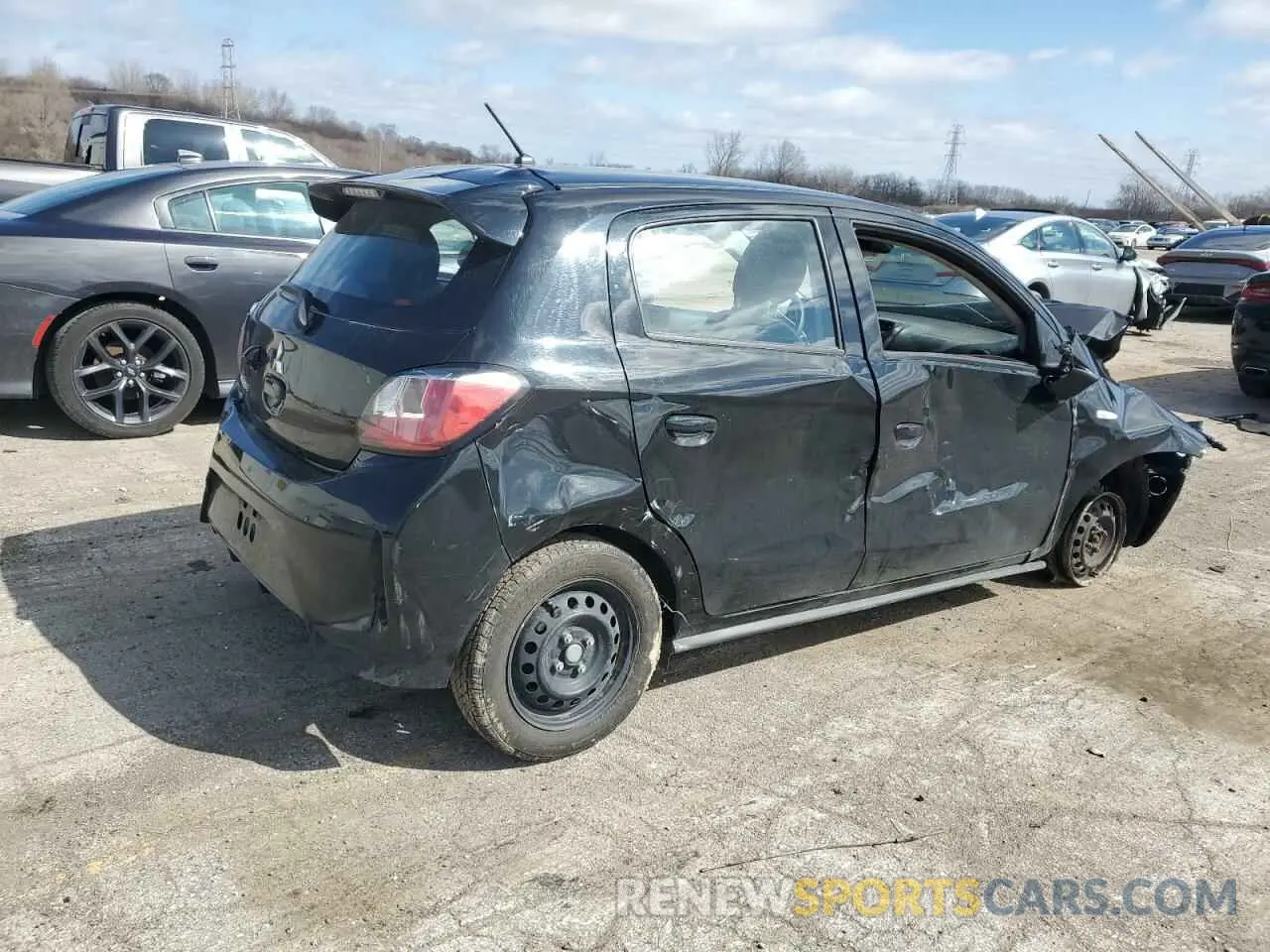 3 Photograph of a damaged car ML32AUHJ2MH008525 MITSUBISHI MIRAGE 2021