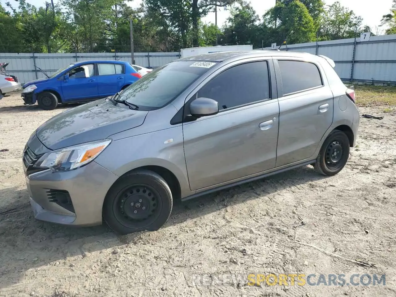 1 Photograph of a damaged car ML32AUHJ2MH010789 MITSUBISHI MIRAGE 2021