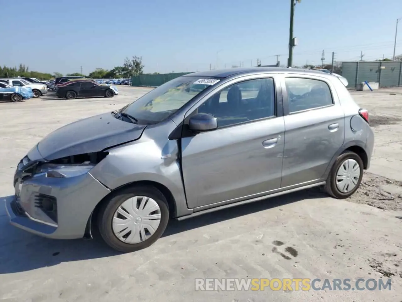 1 Photograph of a damaged car ML32AUHJ2MH011392 MITSUBISHI MIRAGE 2021