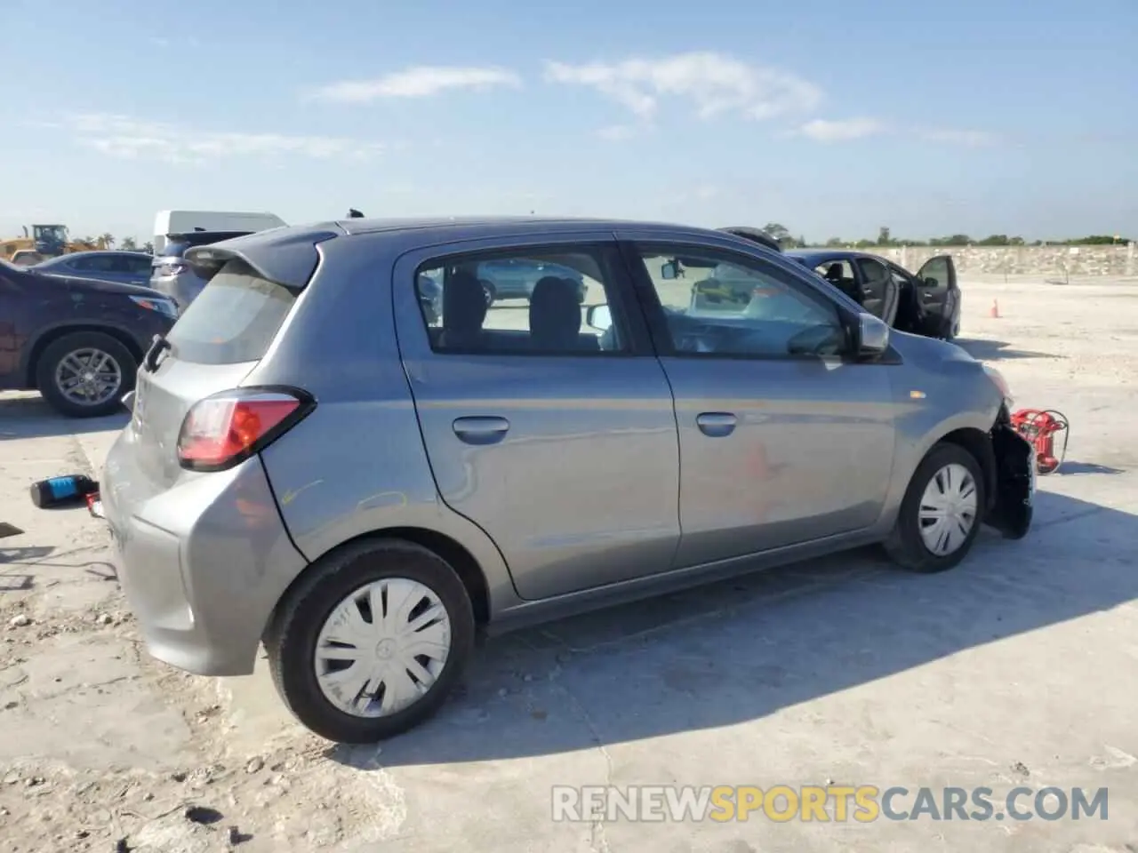 3 Photograph of a damaged car ML32AUHJ2MH011392 MITSUBISHI MIRAGE 2021