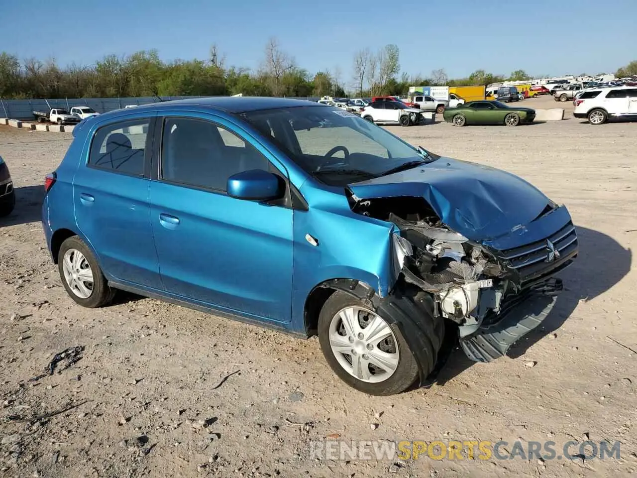 4 Photograph of a damaged car ML32AUHJ2MH011831 MITSUBISHI MIRAGE 2021