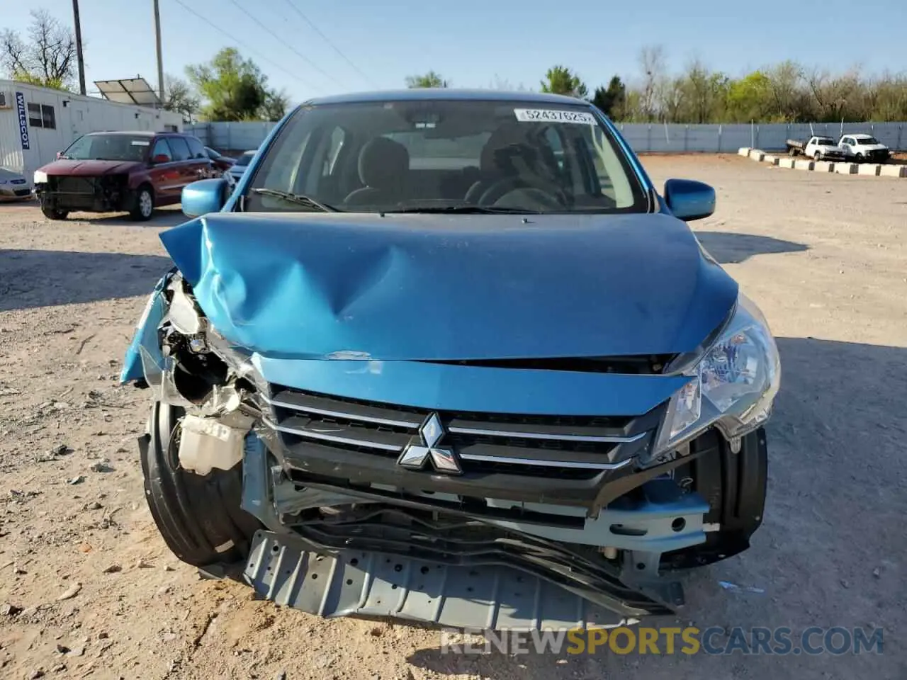 5 Photograph of a damaged car ML32AUHJ2MH011831 MITSUBISHI MIRAGE 2021