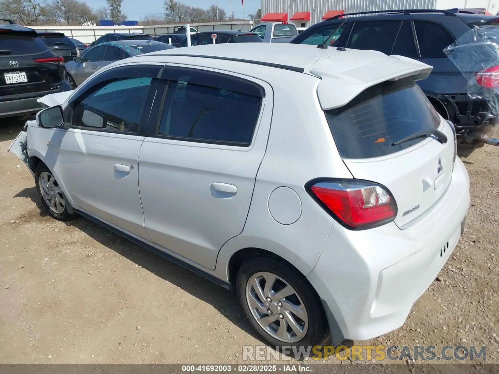 3 Photograph of a damaged car ML32AUHJ3MH008548 MITSUBISHI MIRAGE 2021