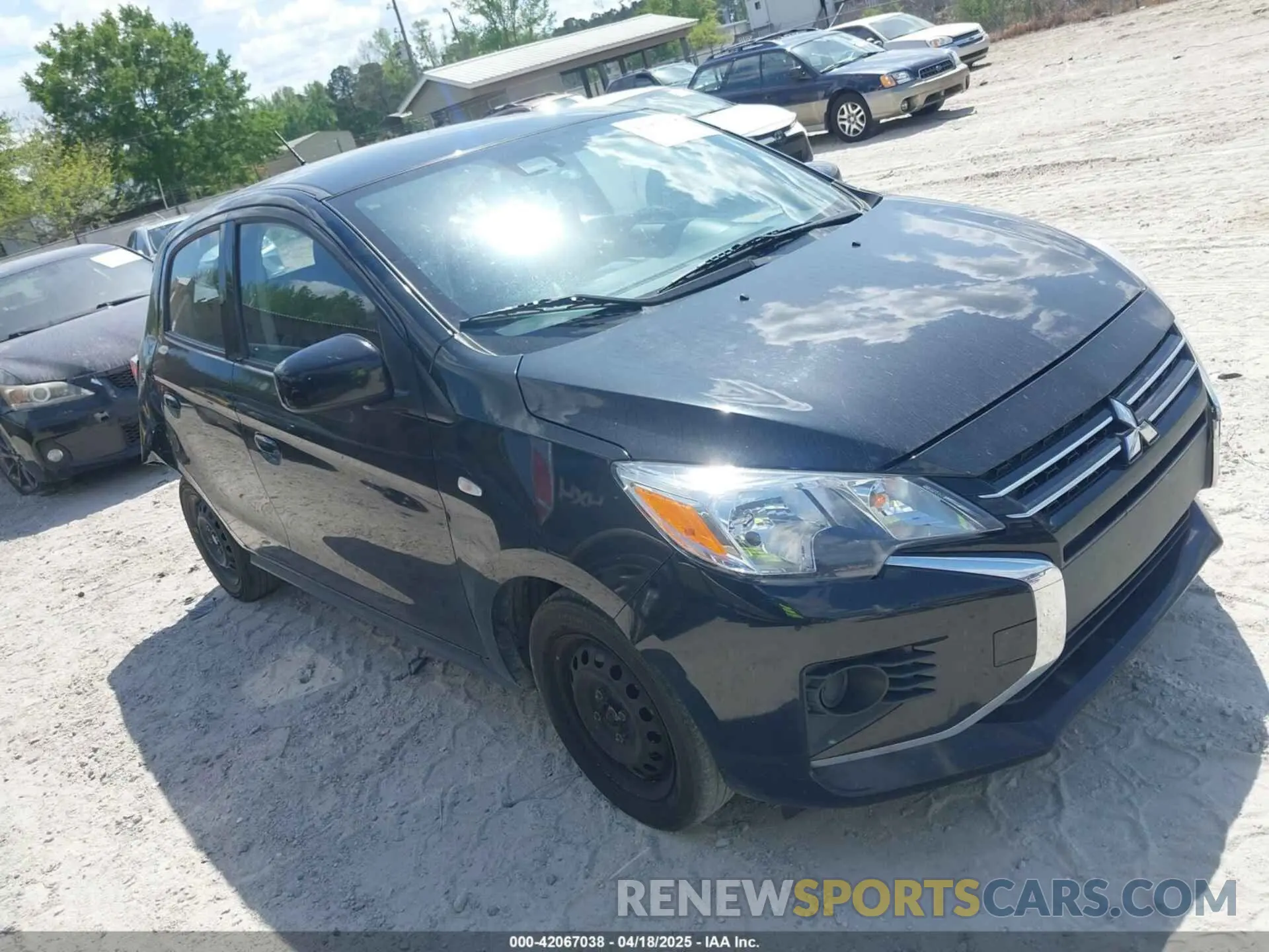 1 Photograph of a damaged car ML32AUHJ3MH010994 MITSUBISHI MIRAGE 2021