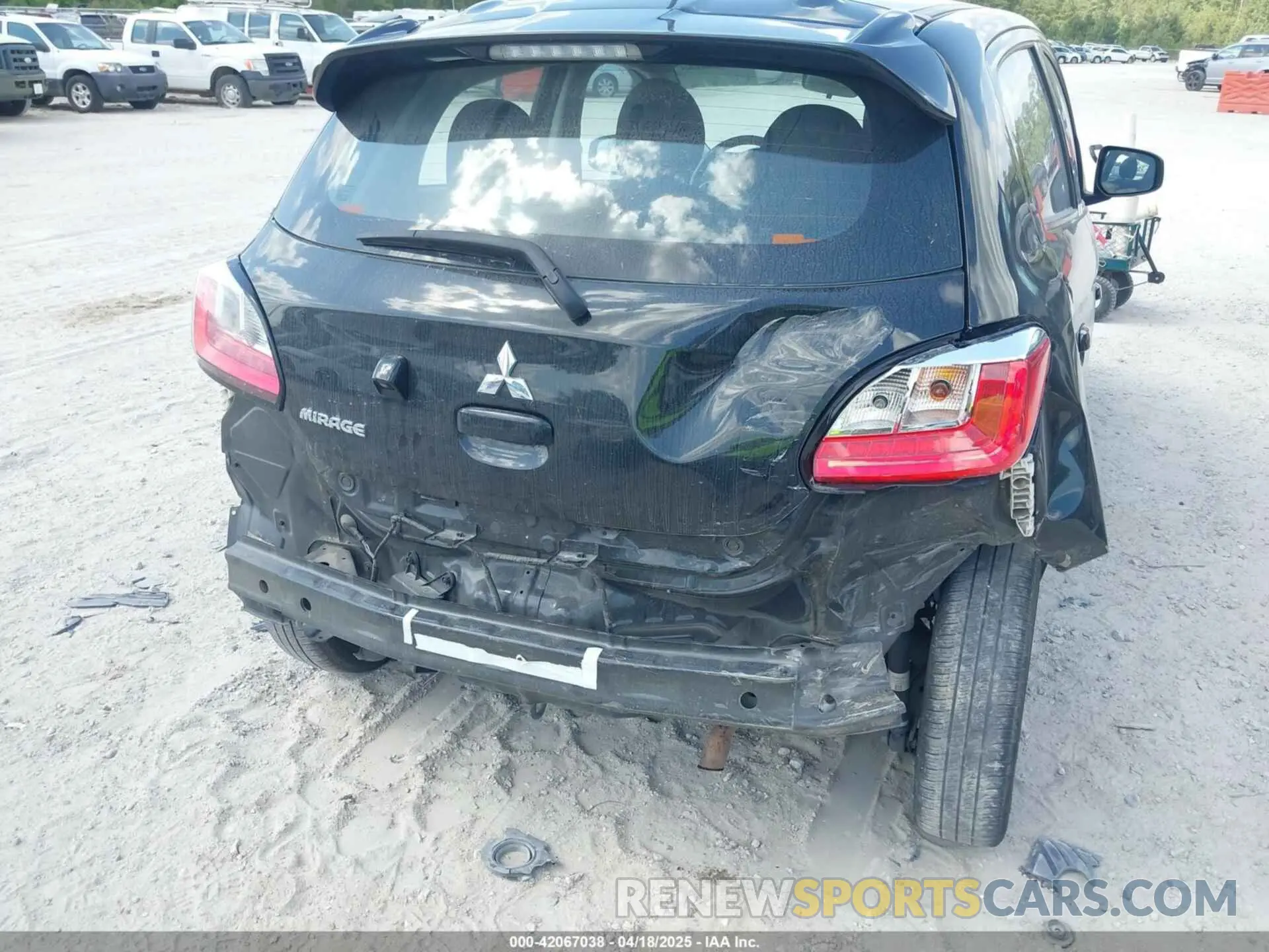 6 Photograph of a damaged car ML32AUHJ3MH010994 MITSUBISHI MIRAGE 2021