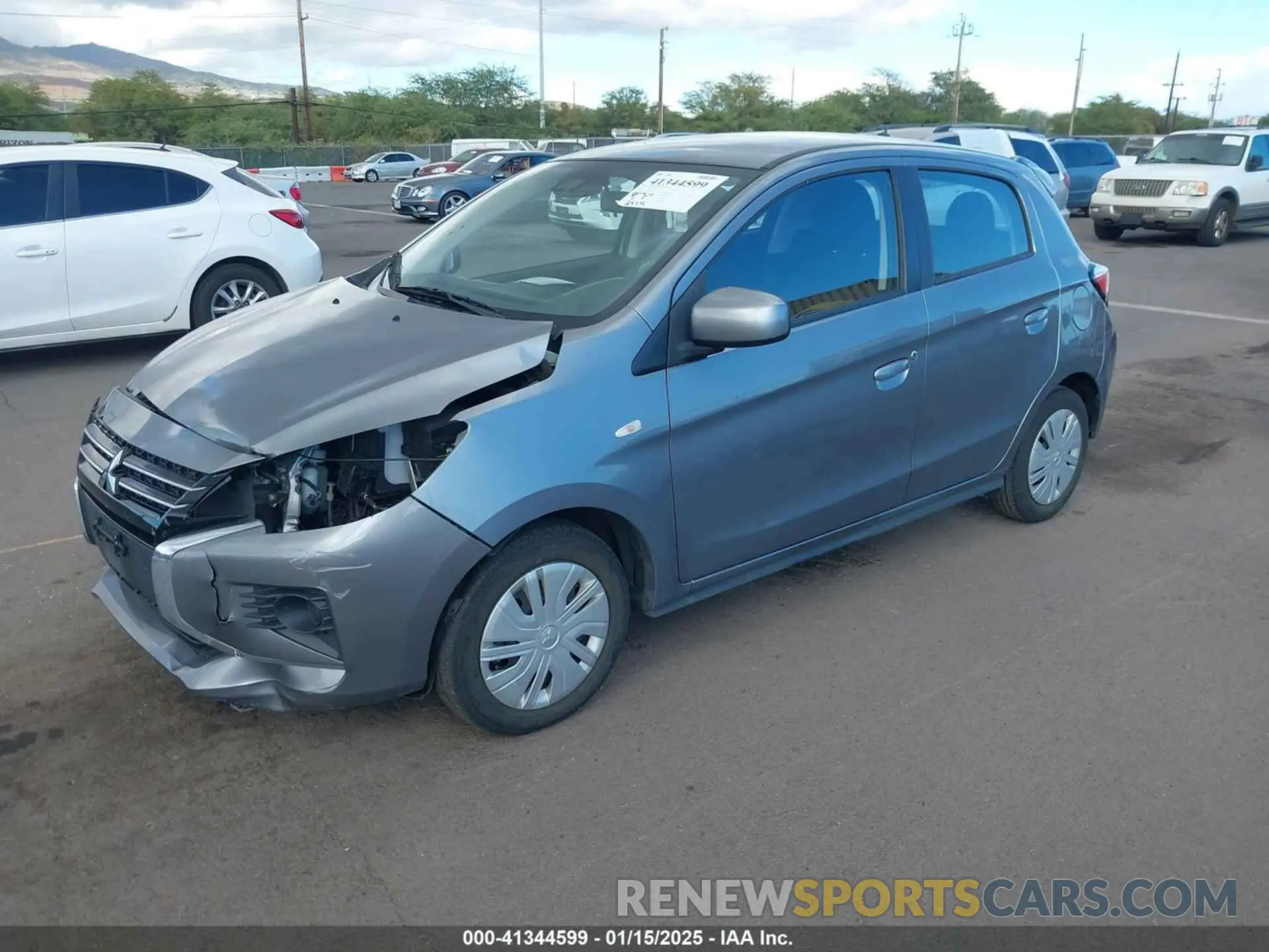 2 Photograph of a damaged car ML32AUHJ4MH007442 MITSUBISHI MIRAGE 2021