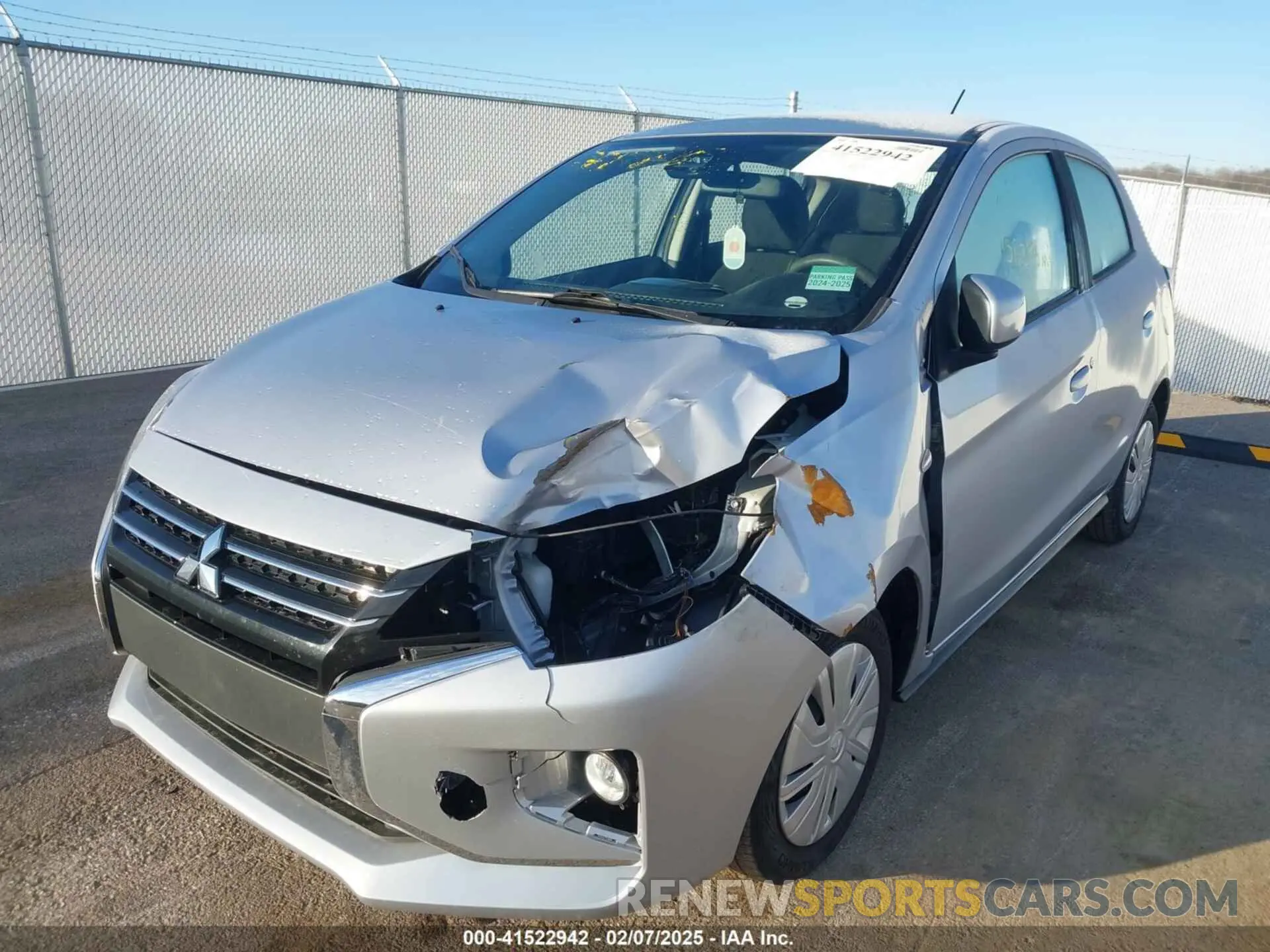 6 Photograph of a damaged car ML32AUHJ4MH011569 MITSUBISHI MIRAGE 2021