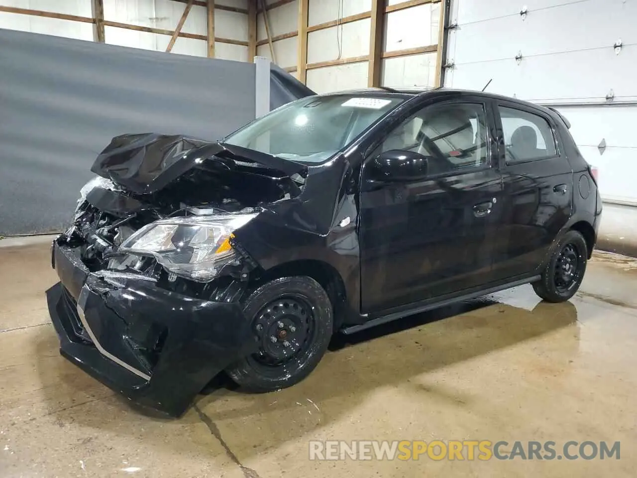 1 Photograph of a damaged car ML32AUHJ4MH012169 MITSUBISHI MIRAGE 2021