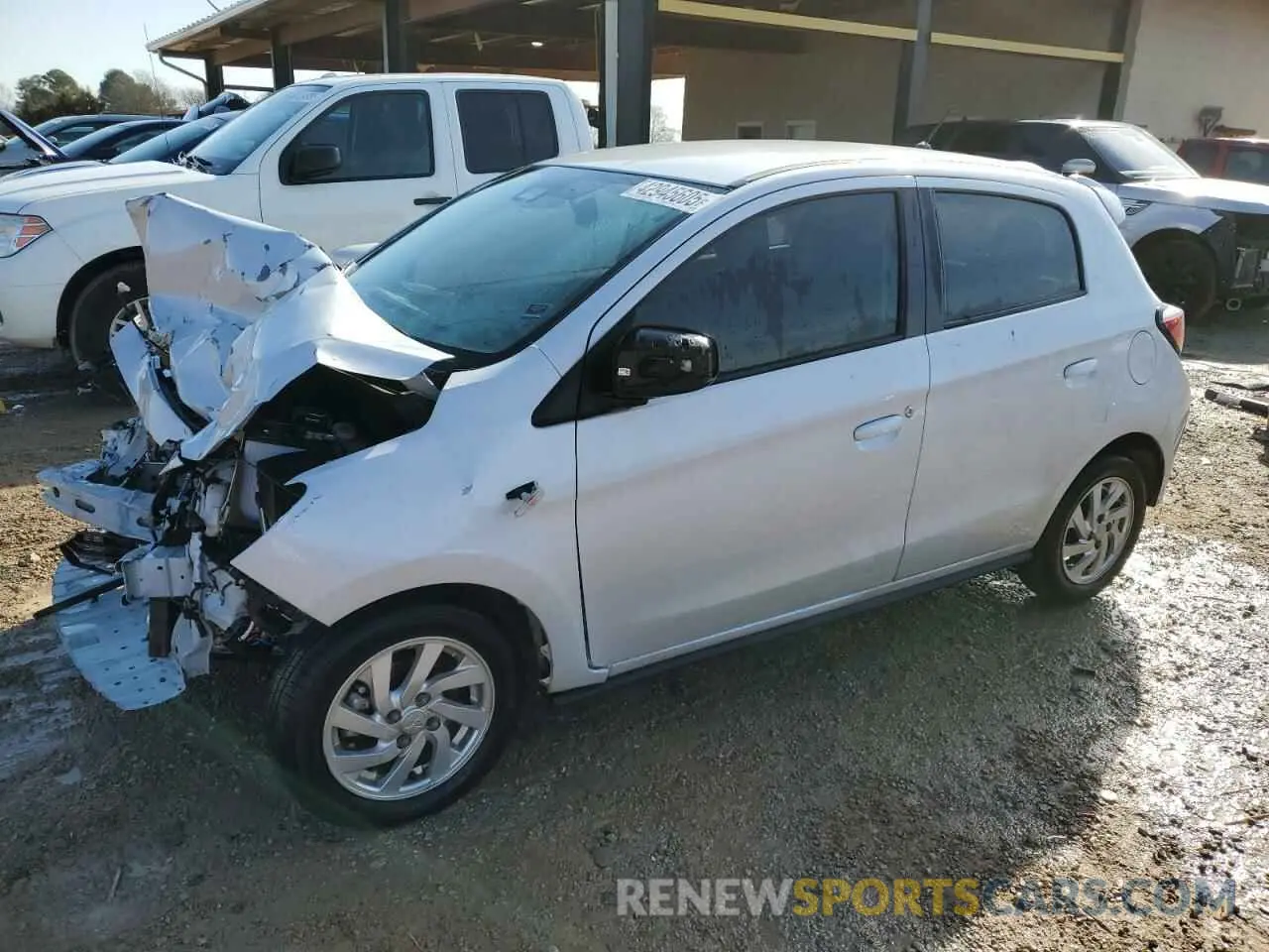 1 Photograph of a damaged car ML32AUHJ5MH000807 MITSUBISHI MIRAGE 2021