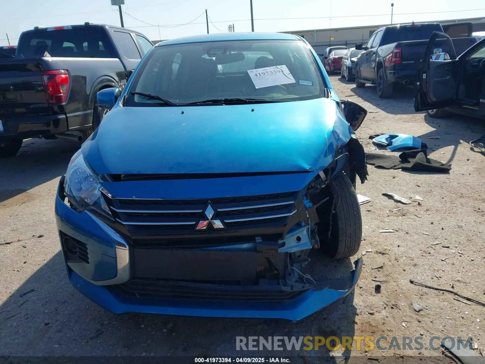 13 Photograph of a damaged car ML32AUHJ5MH002086 MITSUBISHI MIRAGE 2021