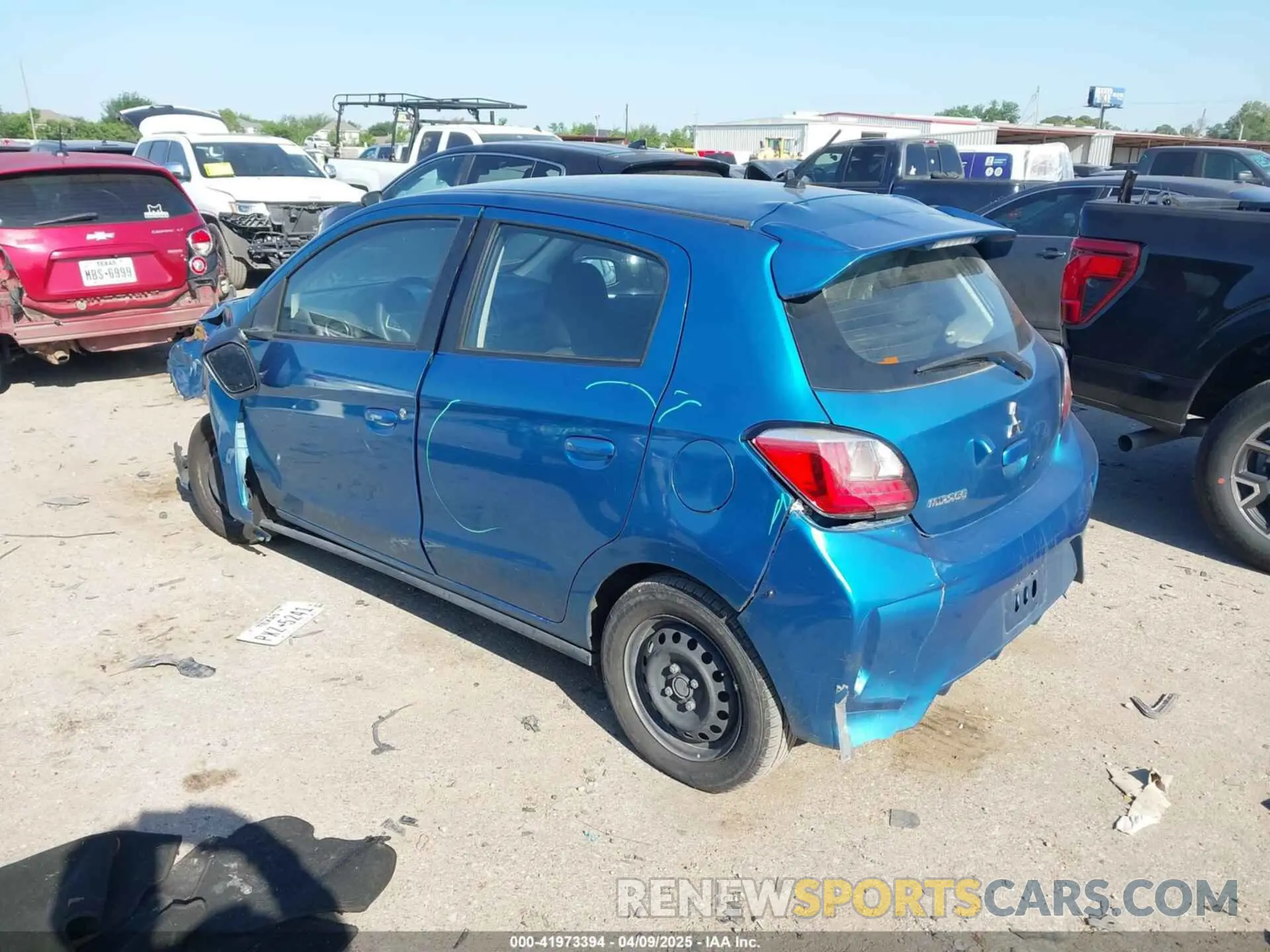 3 Photograph of a damaged car ML32AUHJ5MH002086 MITSUBISHI MIRAGE 2021