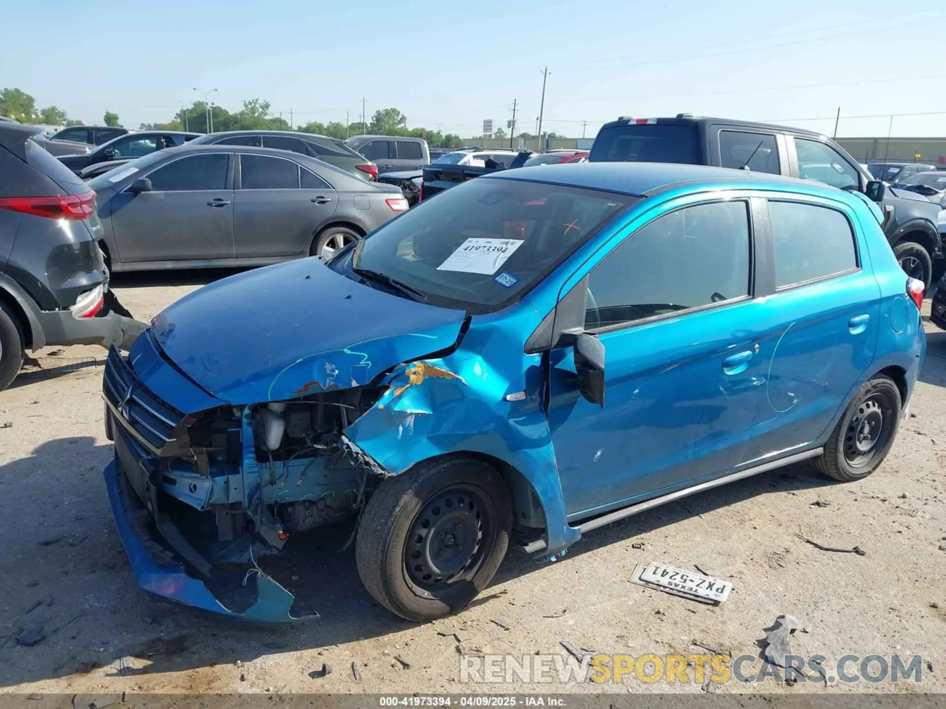 6 Photograph of a damaged car ML32AUHJ5MH002086 MITSUBISHI MIRAGE 2021