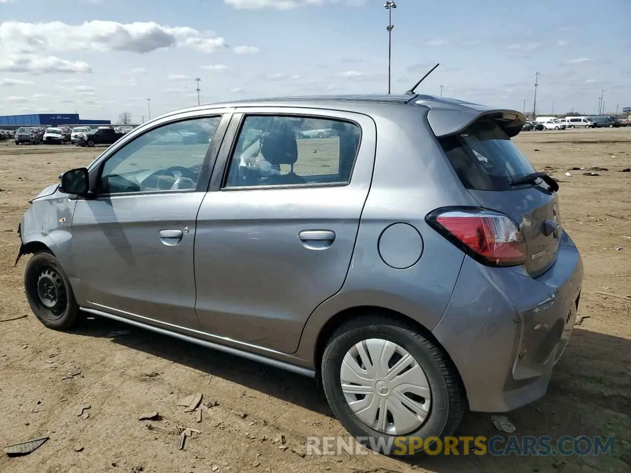2 Photograph of a damaged car ML32AUHJ5MH002685 MITSUBISHI MIRAGE 2021